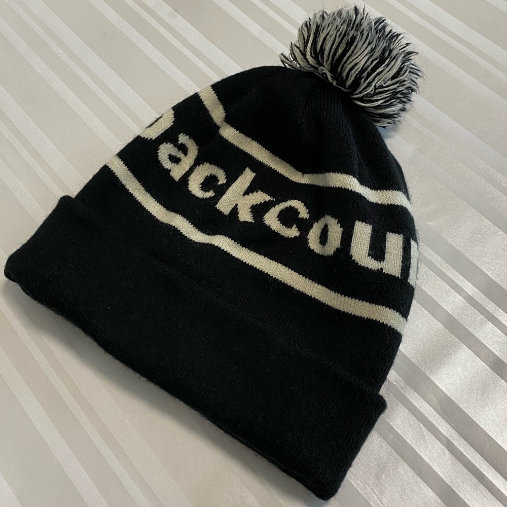 COPY - Backcountry Black and White Pom Beanie